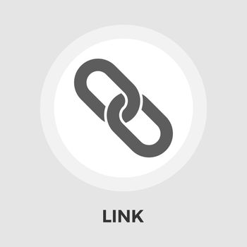 Link vector flat icon