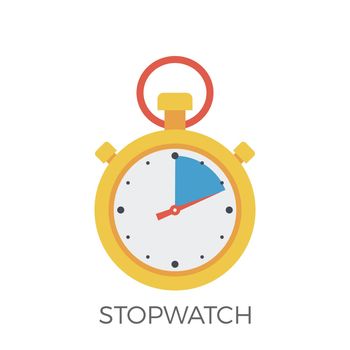 Stopwatch Icon Vector.