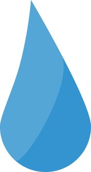 Falling water droplets icon. vector.