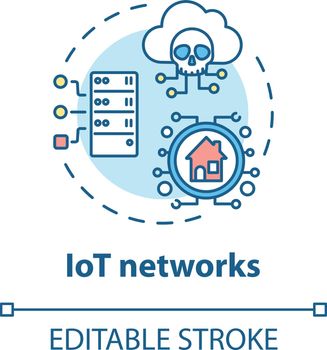 IoT networks concept icon
