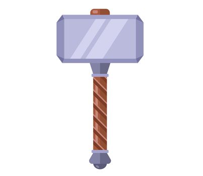 iron war hammer. Thor's ax of the god of war.