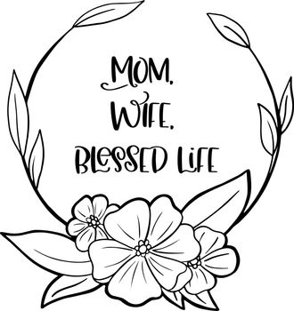Motivational quote lettering for mothers day vector illustration