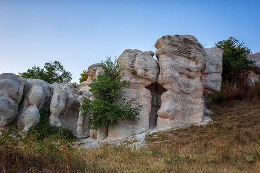 The natural phenomenon Kamenna Svatba or The Stone Wedding near city Kardzhali, Bulgaria