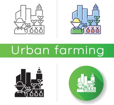 Urban farm icon