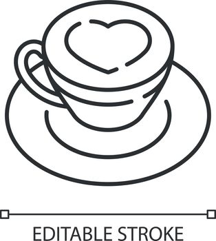 Cappuccino linear icon