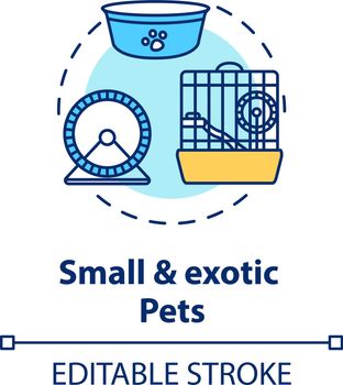 Small and exotic pets concept icon