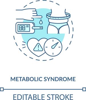 Metabolic syndrome concept icon