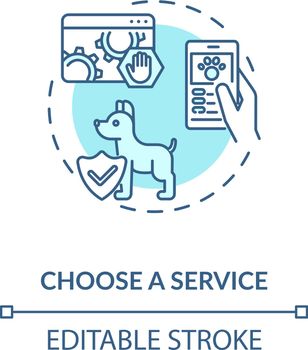 Choose a service concept icon