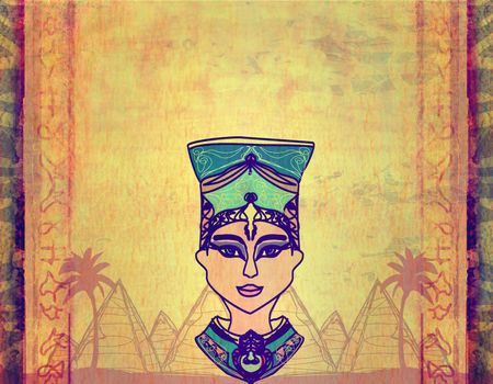 Egyptian queen Cleopatra , frame
