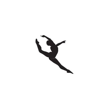 girl dancing ballet icon