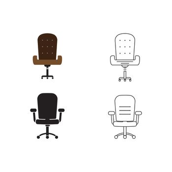 office armchair icon.