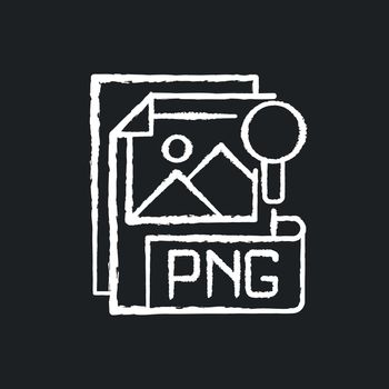 PNG file chalk white icon on black background