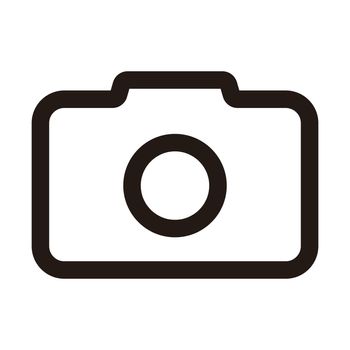 A simple camera icon. Vectors about shooting.