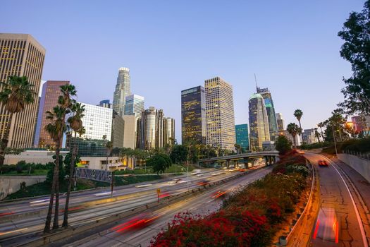 Downtown Los Angeles skyline 