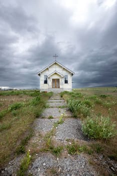 Abandoned church in western Montana.