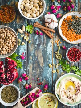 Arab ingredients for middle eastern food