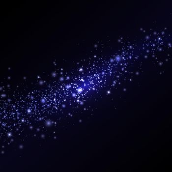 Space galaxy background with stars Template for your design