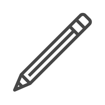 Pencil Thin Line Vector Icon