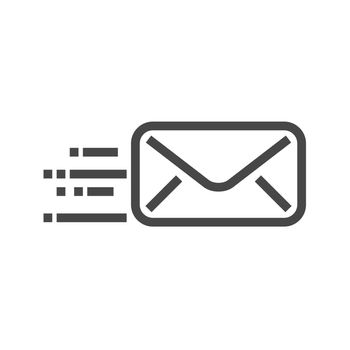 Mail Thin Line Vector Icon