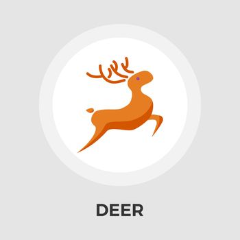 Deer vector flat icon