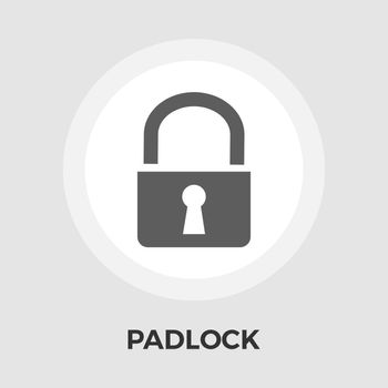 Padlock vector flat icon