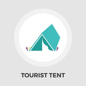 Tourist Tent vector Icon
