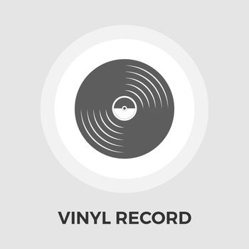 Record flat icon