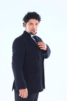 portrait of confident businessman in a business suit