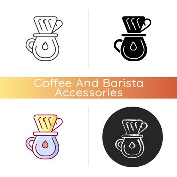 Drip coffee icon