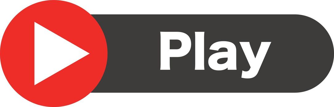 Play button and play logo of Play. vector.