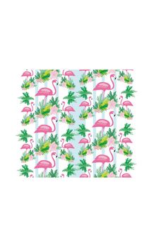 Seamless flamingo bird pattern 
