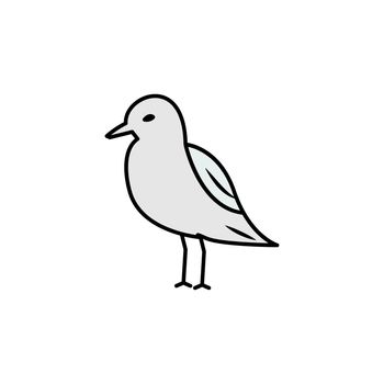seagull line icon. signs and symbols can be used for web, logo, mobile app, ui, ux