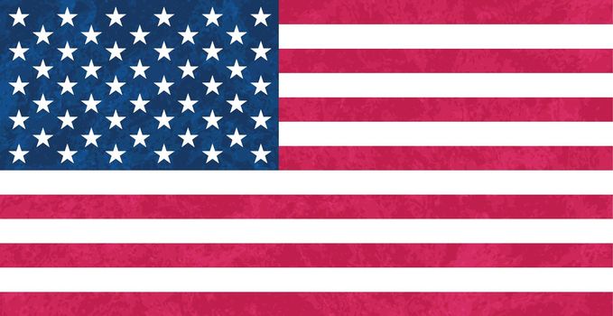 Official flag of the United States of America - Vector