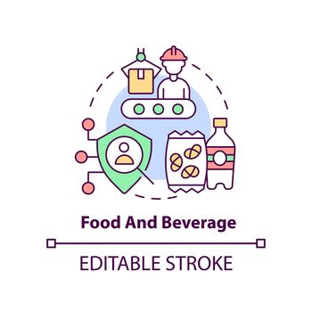 Food and beverage concept icon
