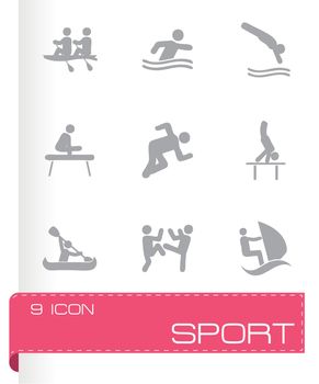 Vector sport icon set
