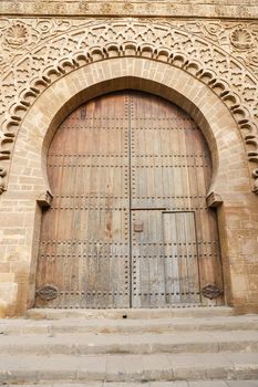 Gate of Kasbah of the Udayas in Rabat, Morocco