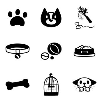 Vector Pet icon set