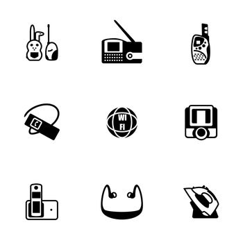 Vector Wireless icon set