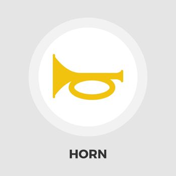 Horn flat icon