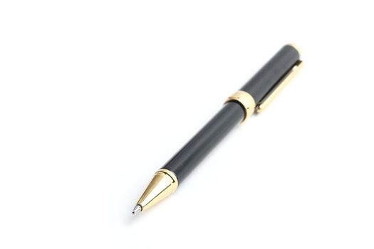 stylish ballpoint pen.isolated on a white background.