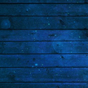 Blue Grunge Wood Background