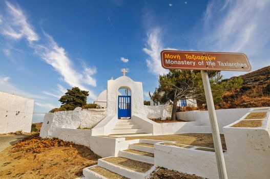 Taxiarches monastery in Serifos island