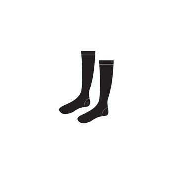 Socks icon logo free vector design