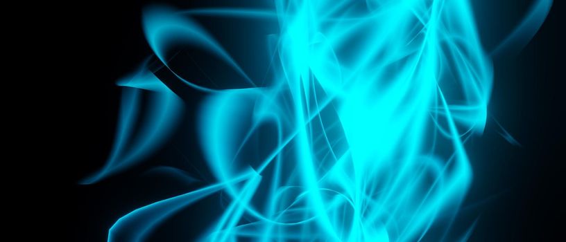 Abstract Festive Light Art Blue Abstract Background