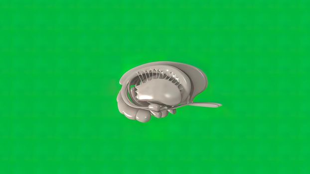The green background corpus callosum