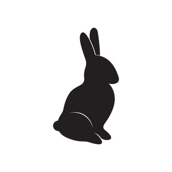 Rabbit icon template vector