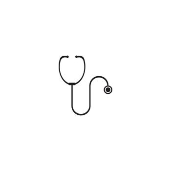 Stethoscope icon template vector 