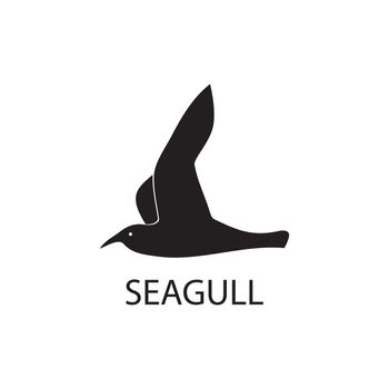 Seagull icon template vector design