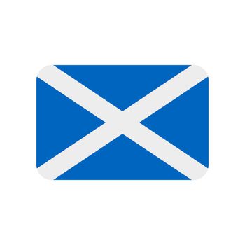 Scotland flag vector icon on white background