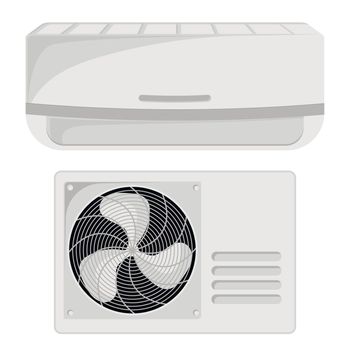 Simple air conditioner and outdoor unit